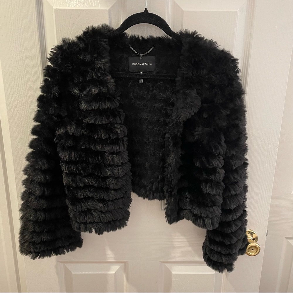 BCBG Sophiana Faux Fur Jacket